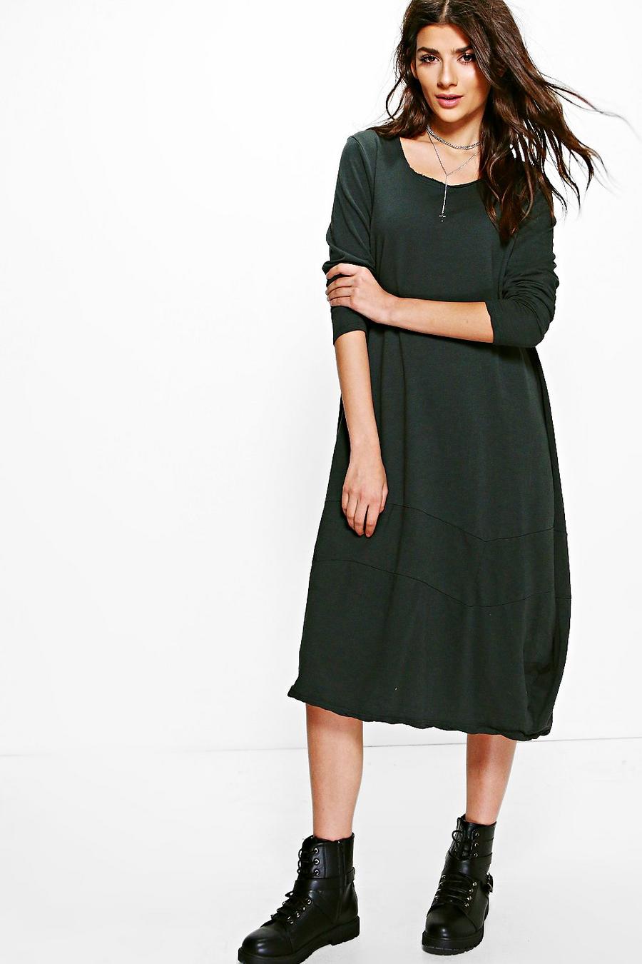 Araceli Long Sleeved Oversized Midi Dress image number 1