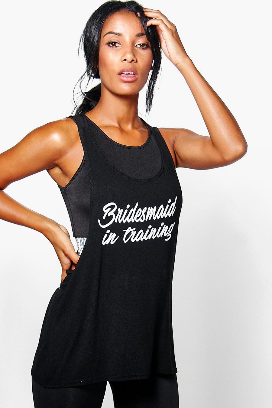 Leah Fit Bridesmaid In Training Running Tank Top image number 1