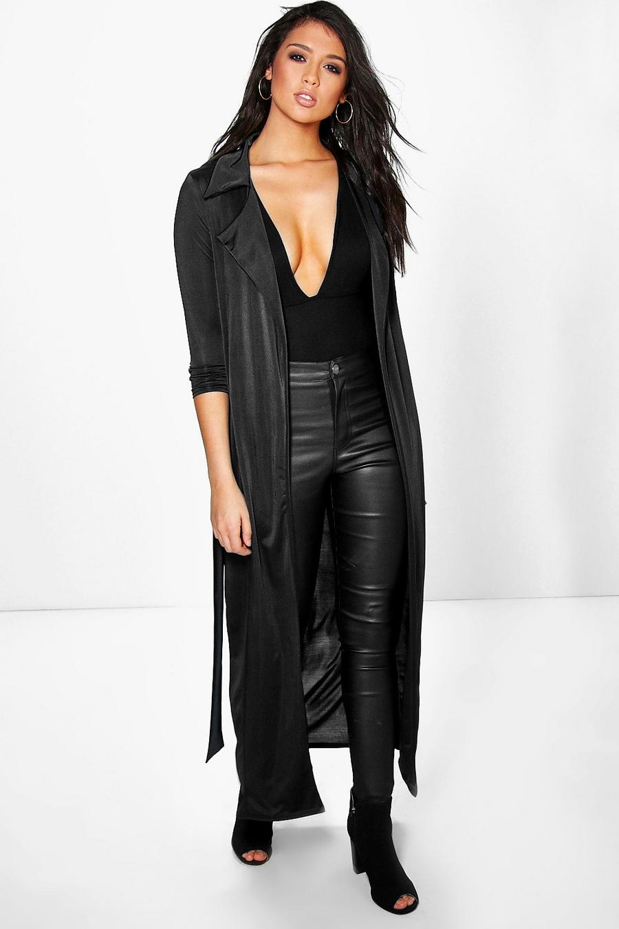 Sofia Slinky Maxi Trench image number 1
