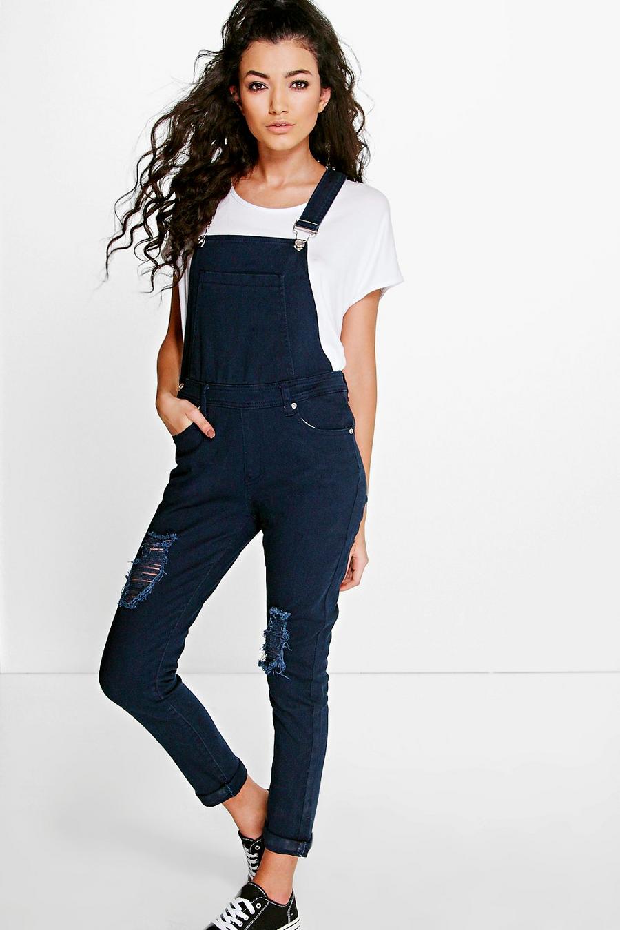 Cara Slouch Denim Overall image number 1