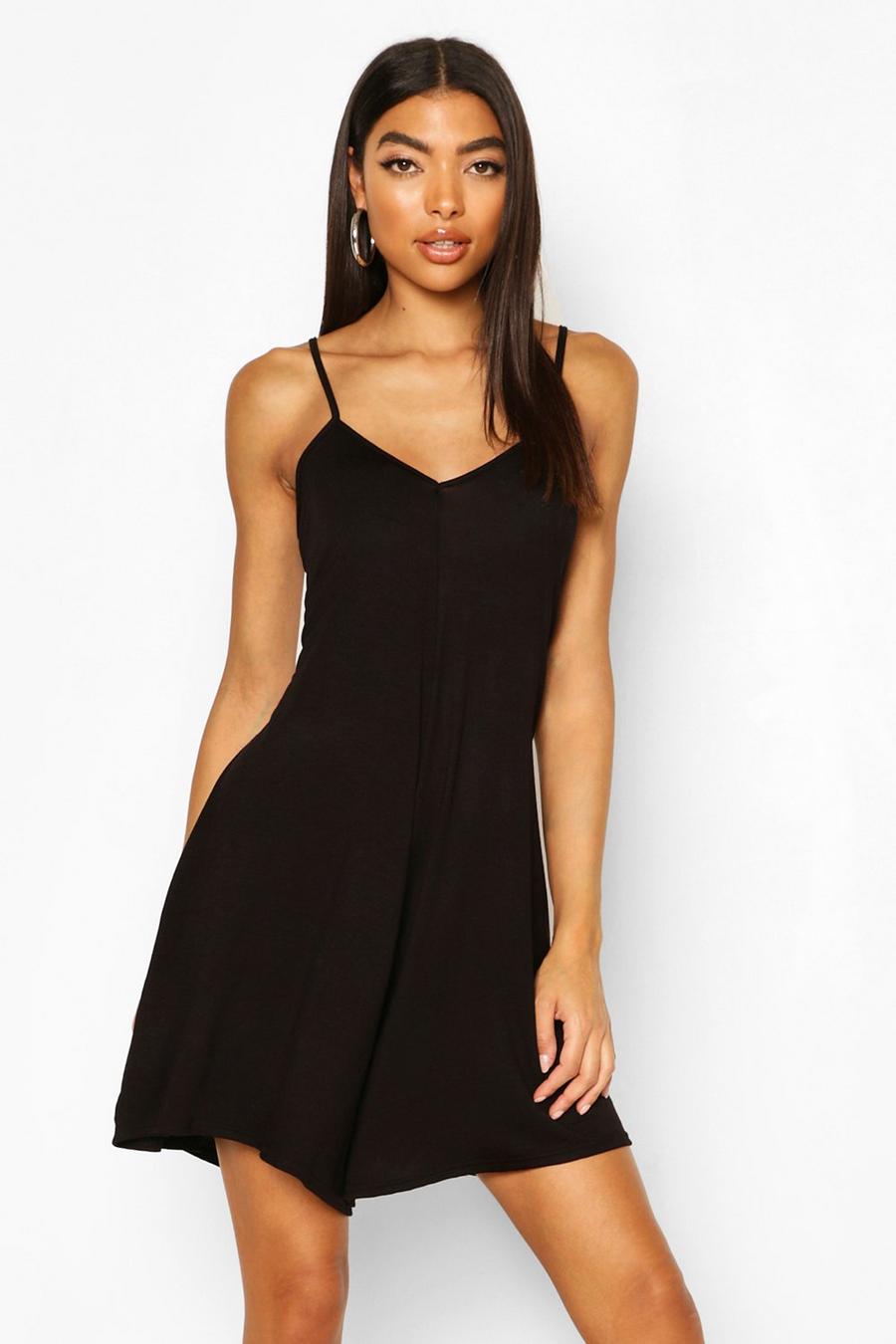 Black Tall Swing Playsuit image number 1