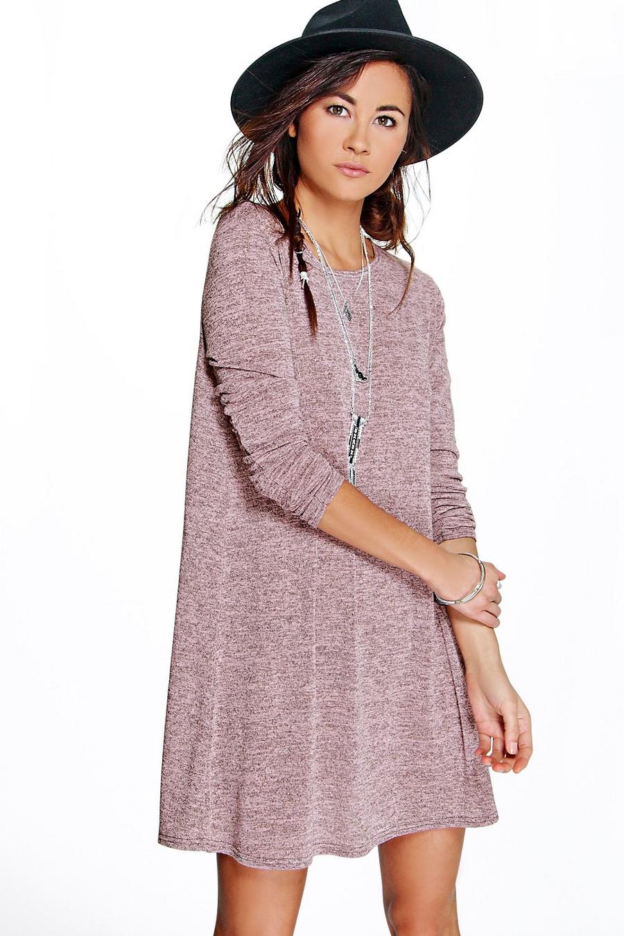 Blush Knitted Swing Dress image number 1