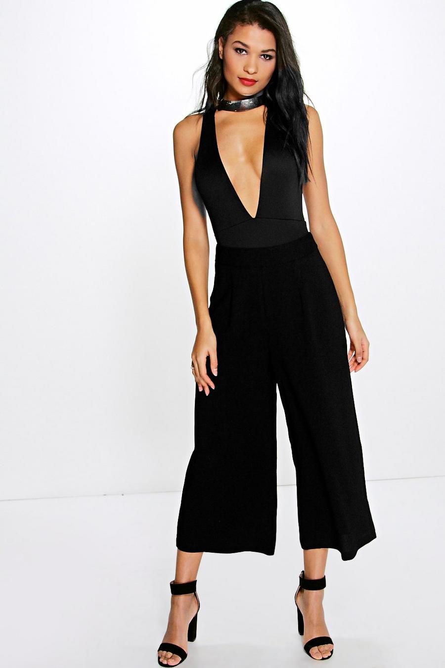 Tiana Wide Leg Cropped Tailored Pants image number 1