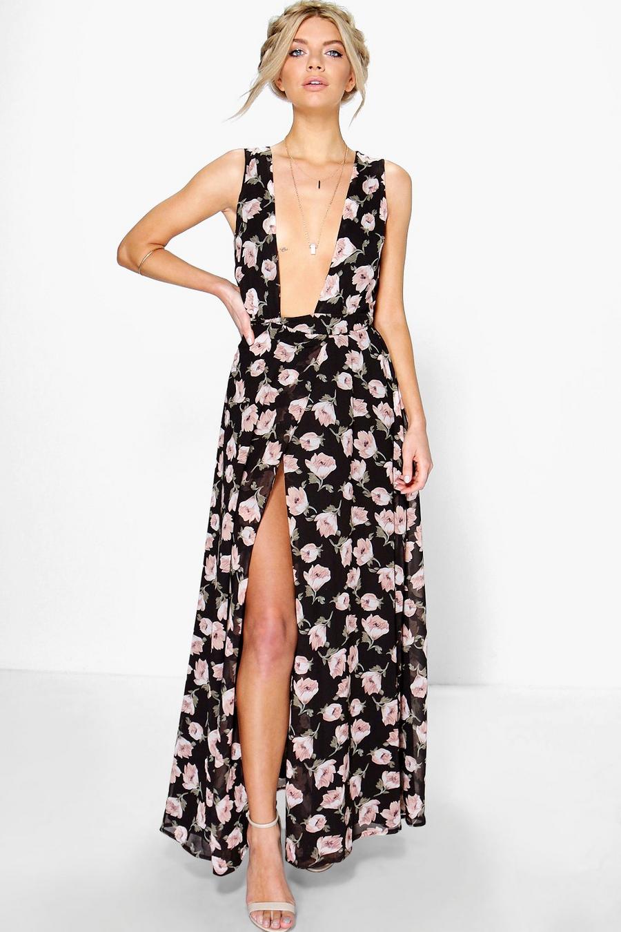 Anouk Floral Chiffon Wrap Maxi Dress image number 1