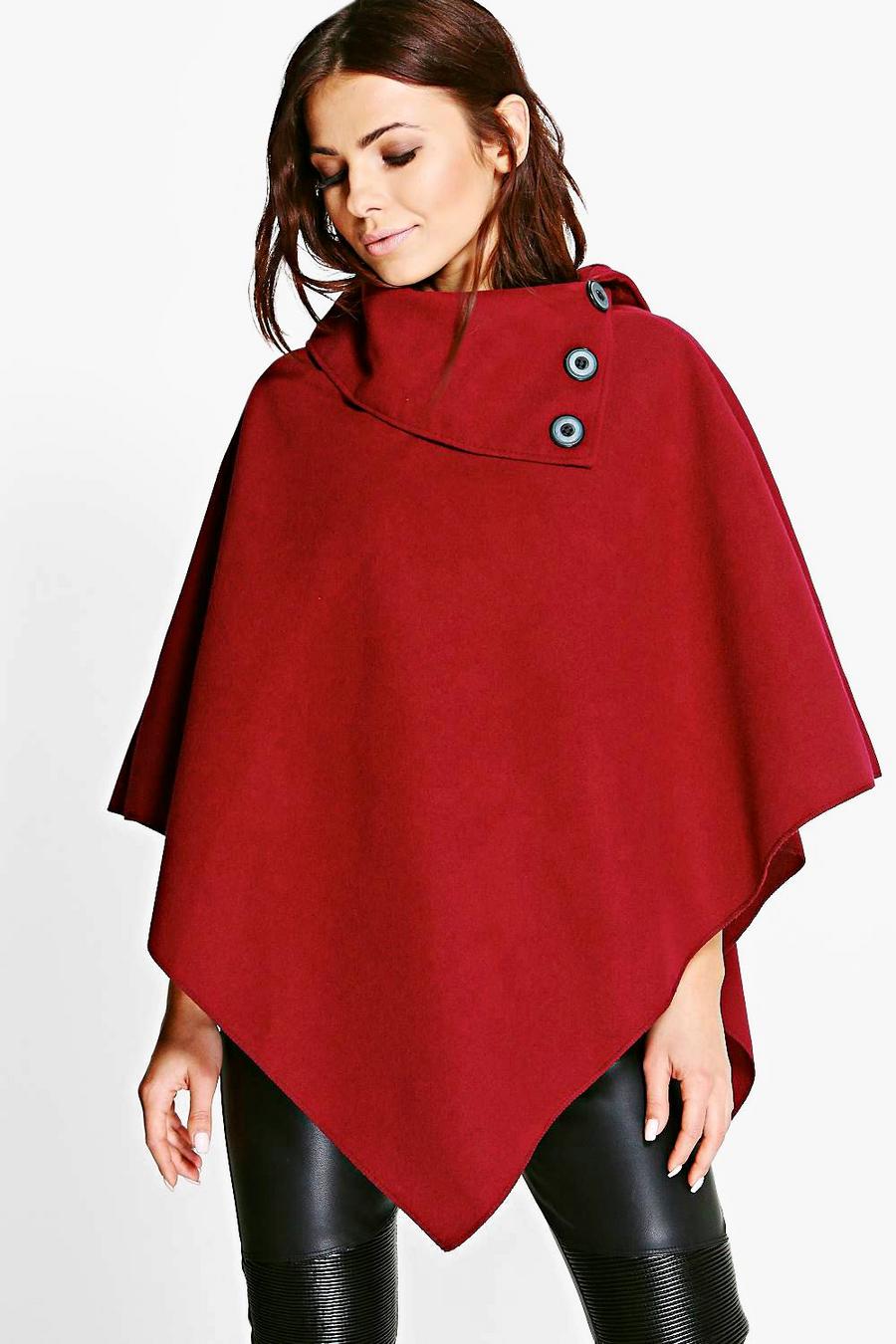 Wine Cape With Buttons image number 1