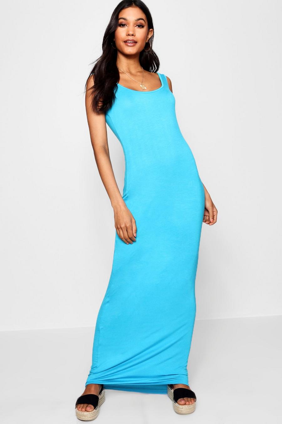 Horizon blue Tall Basic Maxi Dress image number 1