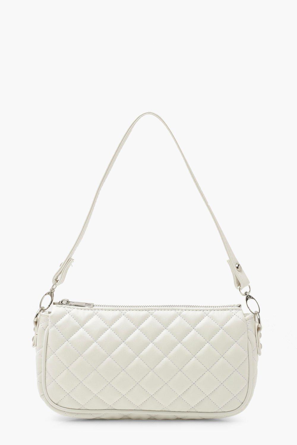 ACCESSORIES Diamond Quilted PU Under Arm Bag  