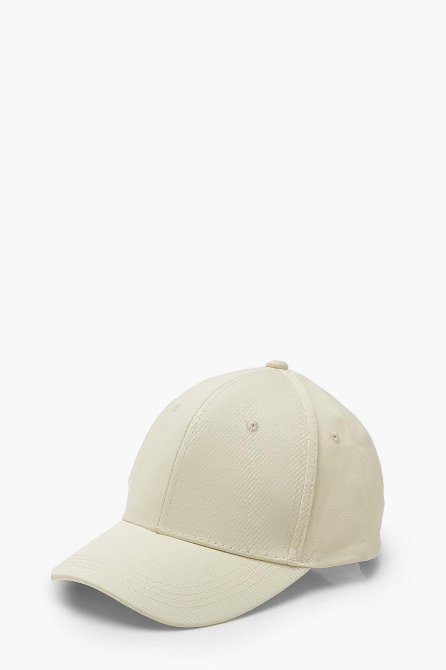 Cappello da baseball color crema, Cream image number 1