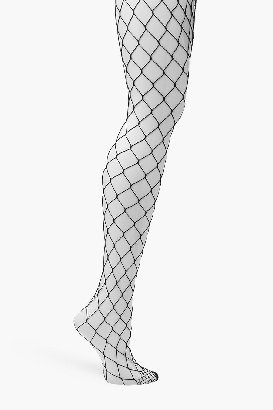 Black Oversized Fishnet Panty