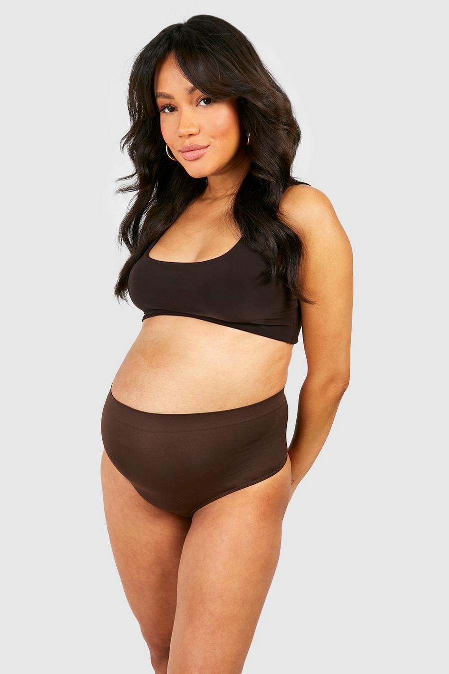 Cocoa Maternity Seamless Bump Support Thong