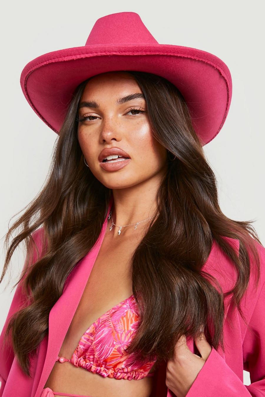 Pink Rosa cowboyhatt