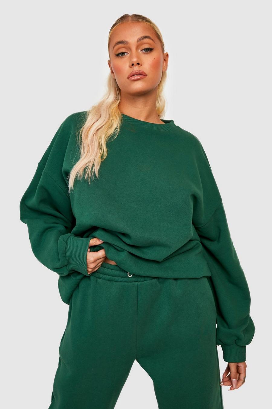 Basic Oversize Sweatshirt, Forest