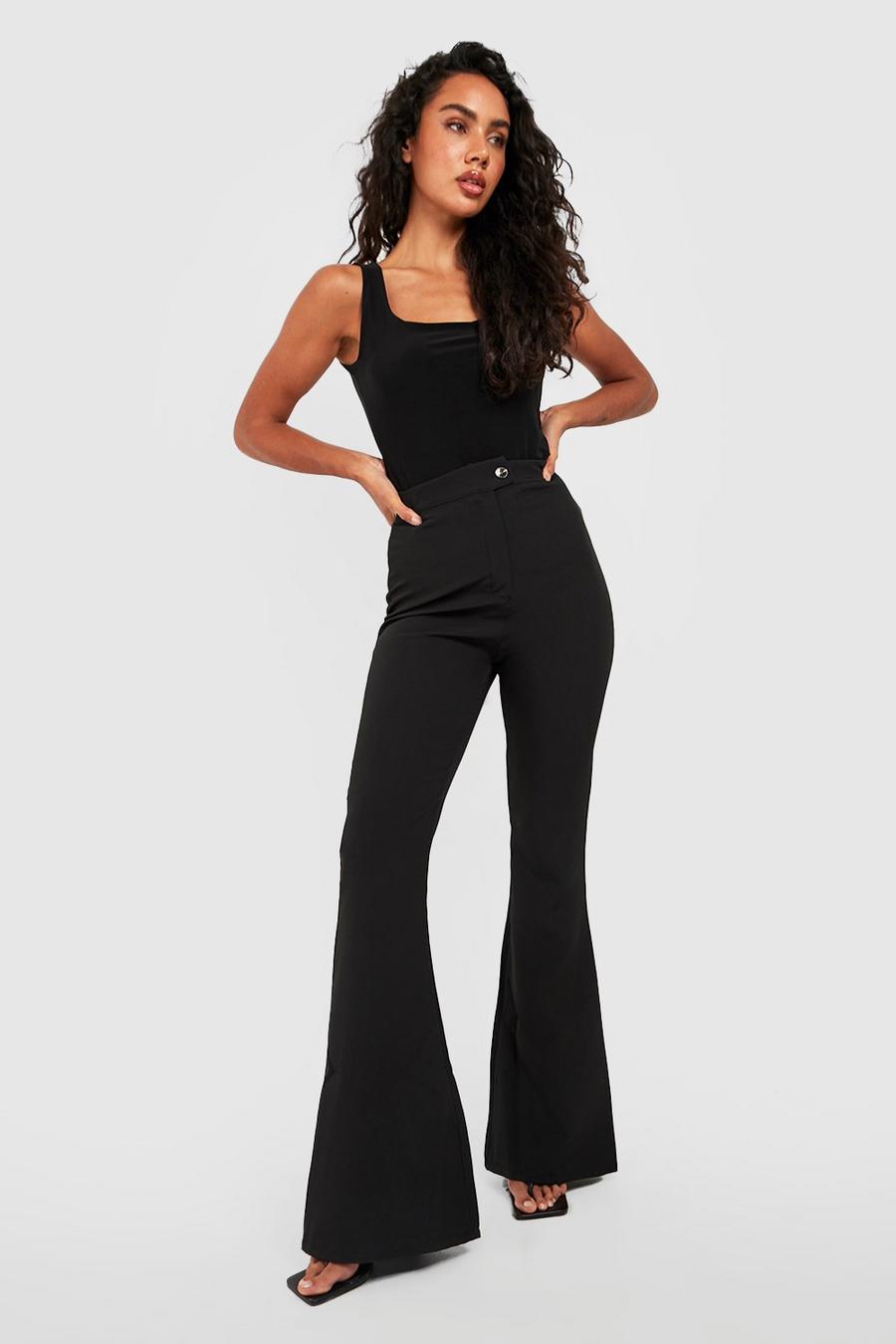 Black The Fit & Flare Trouser