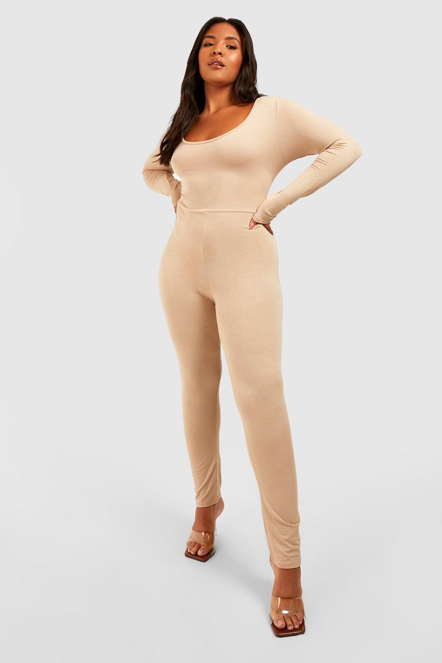 Stone Plus Basic Jersey Fitted Jumpsuit