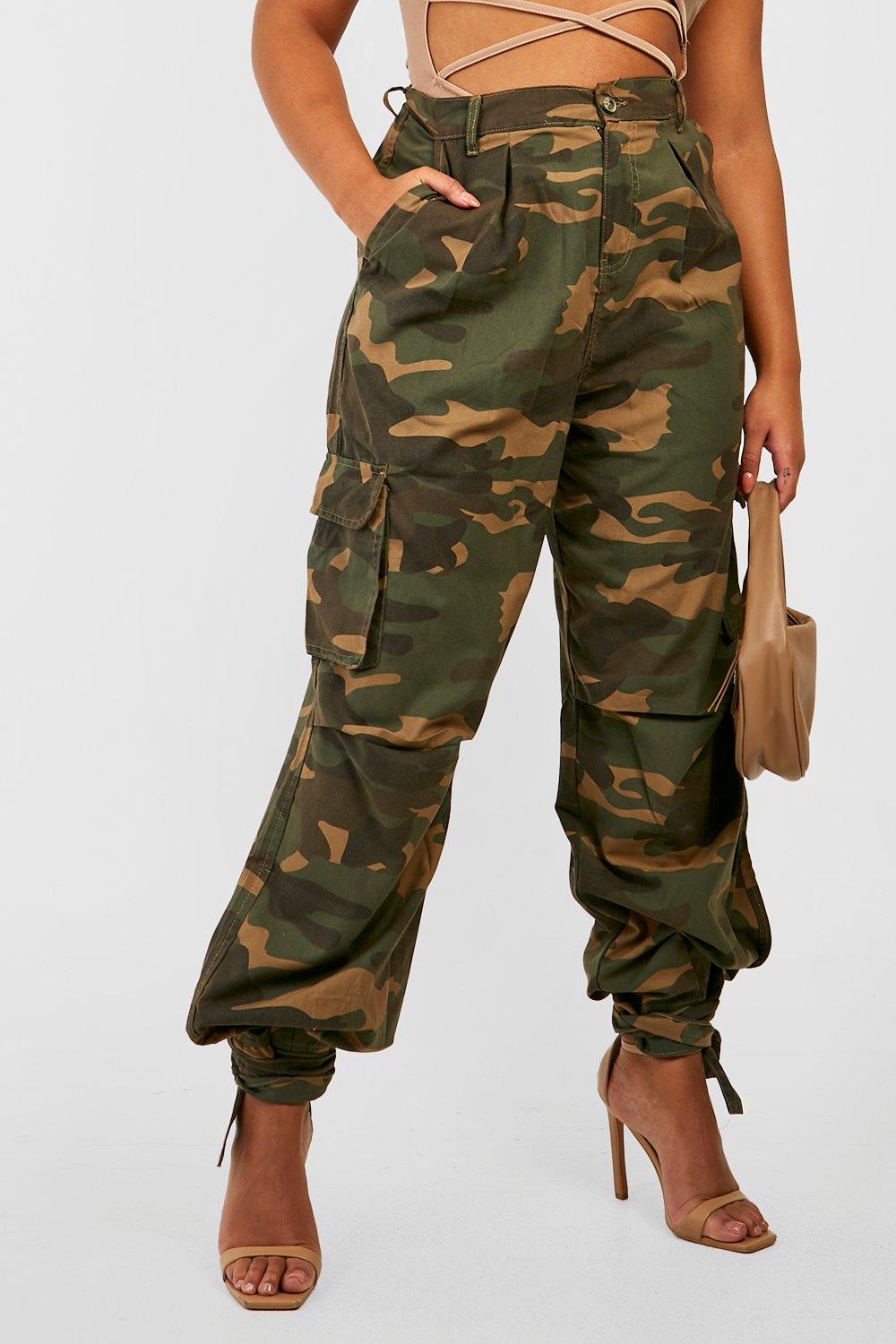 Plus Camo Cuffed Cargo Trousers Atelier Yuwa Ciao Jp