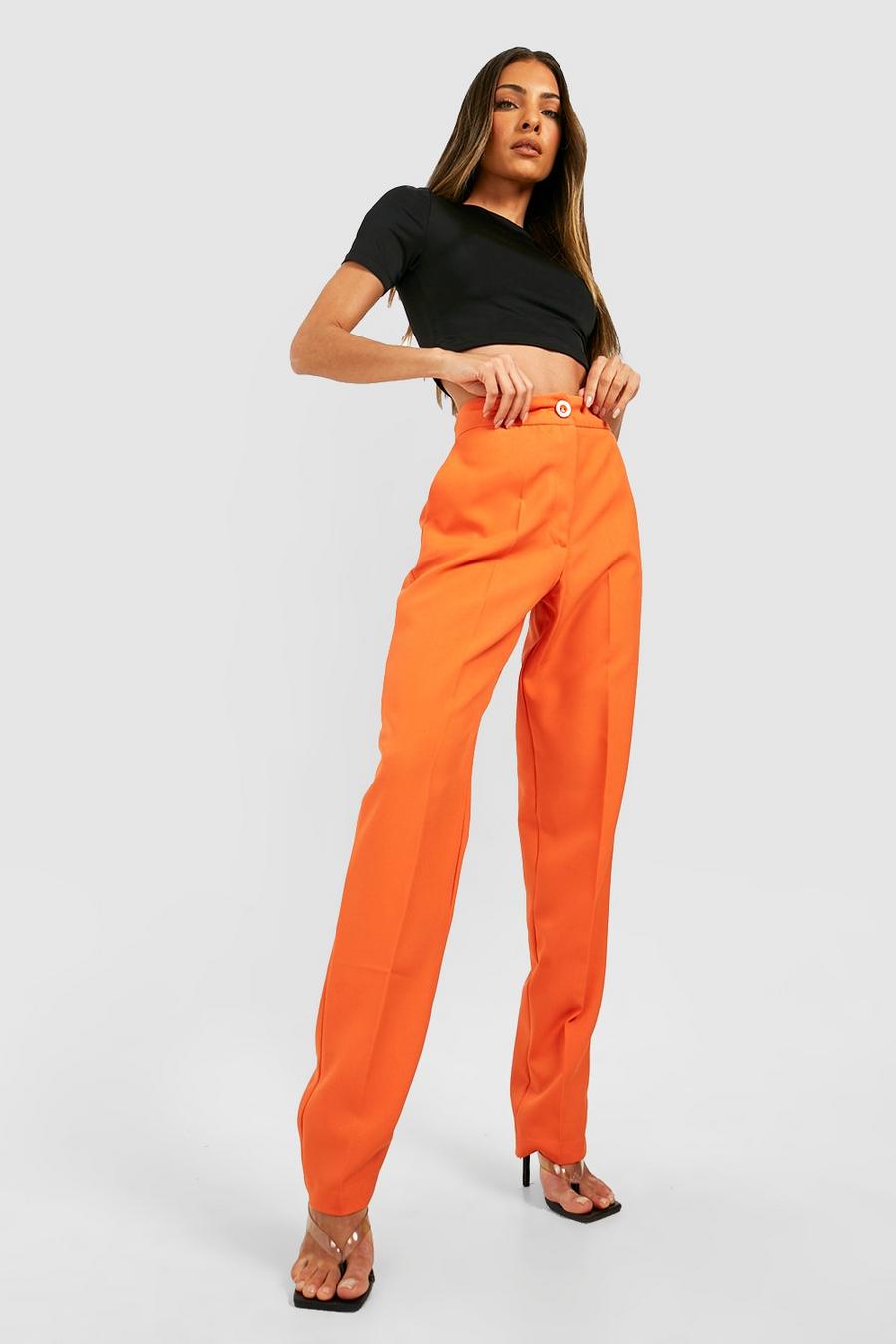 Amber Pleat Front Tapered Tailored Trousers 