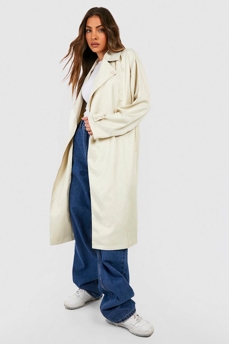 Stone Belted Trench Coat