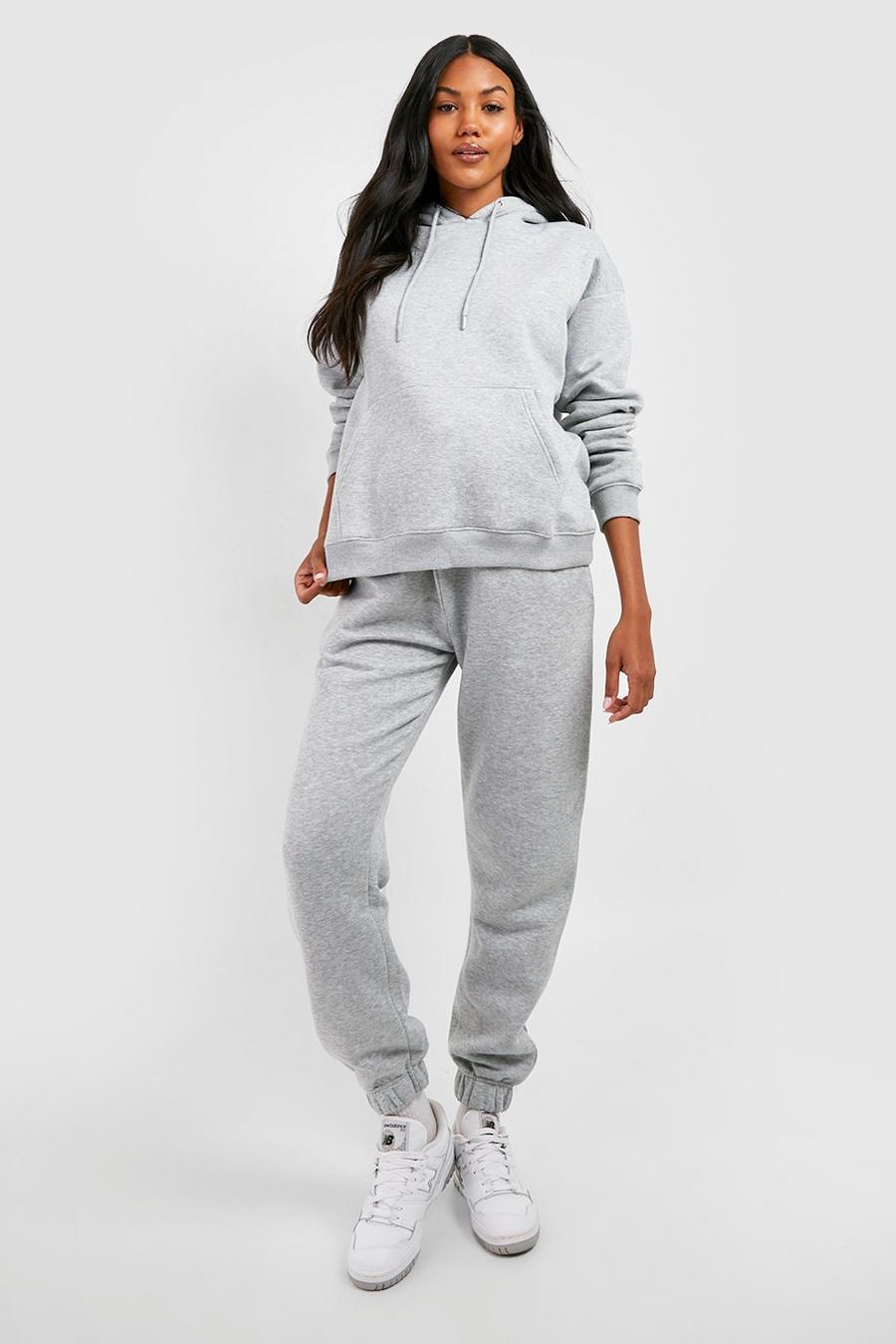 Ice grey Maternity Basic Hoodie