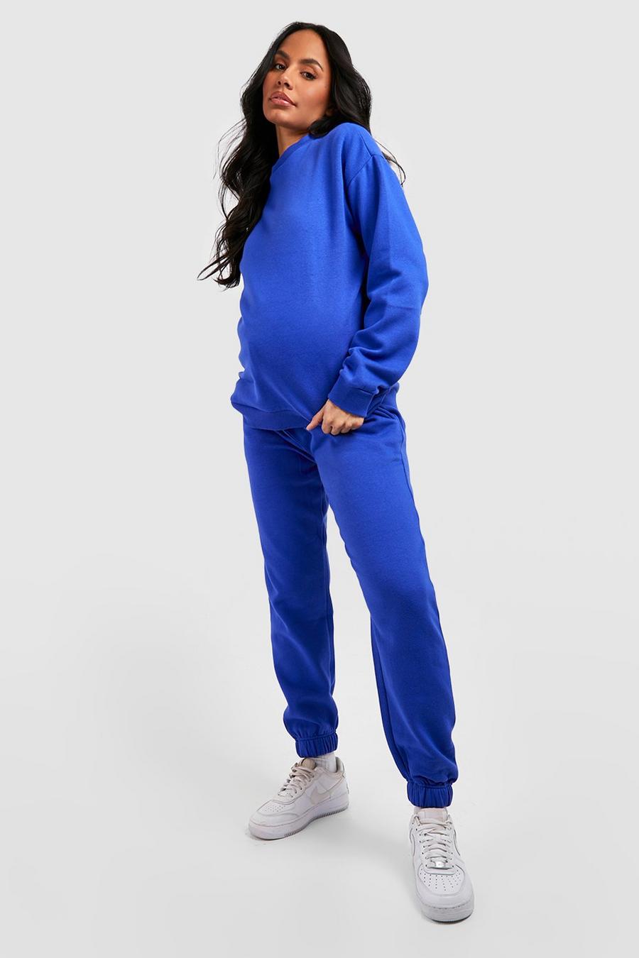 Cobalt Maternity Basic Sweatshirt