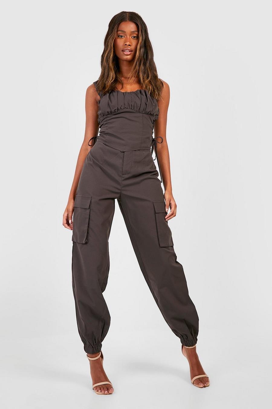 Espresso Relaxed Fit Cargo Trousers