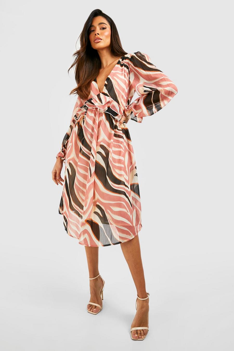 Brown The Smock Mini Dress 