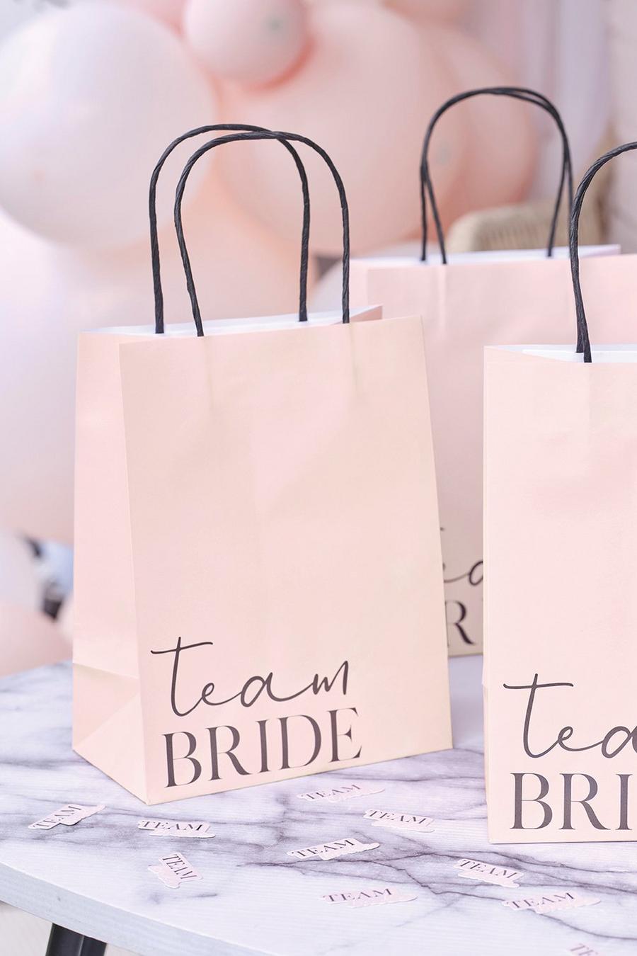 Blush pink Ginger Ray Team Bride Gift Bag 5 Pack