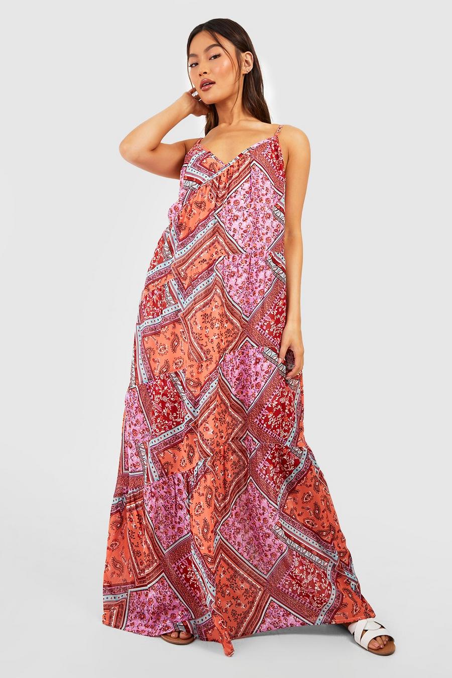 Paisley Strappy Maxi Dress image number 1
