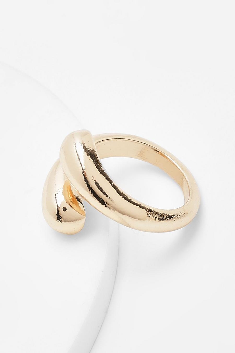 Gold Molten Chunky Ring