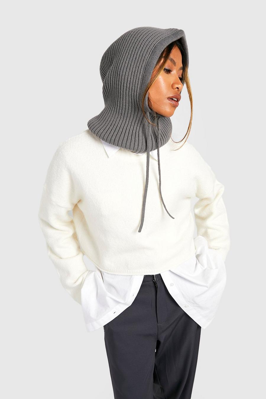 Ivory Marl Knit Wide Sleeve Crop Sweater