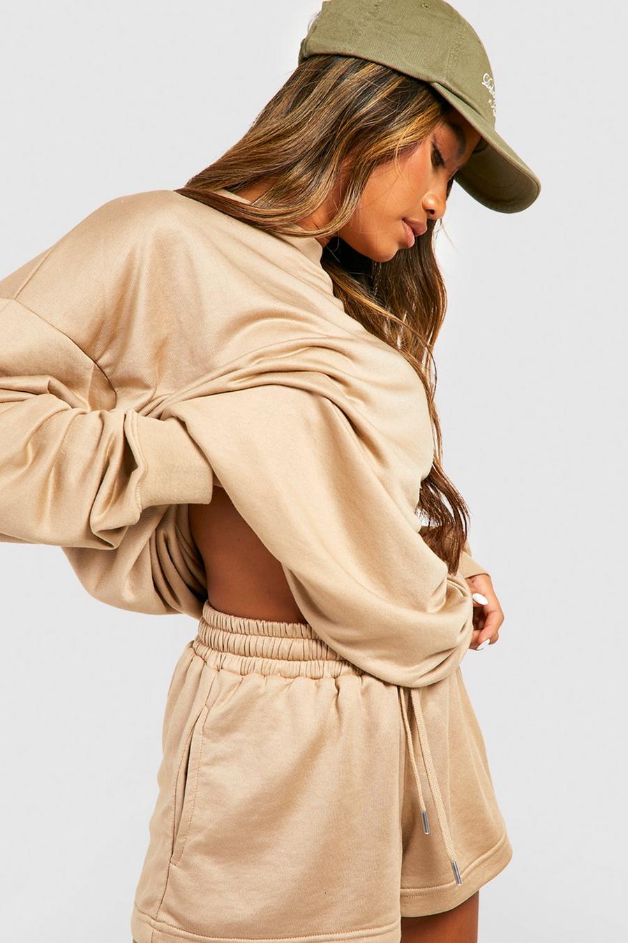 Taupe Super Soft French Terry Sweat Short