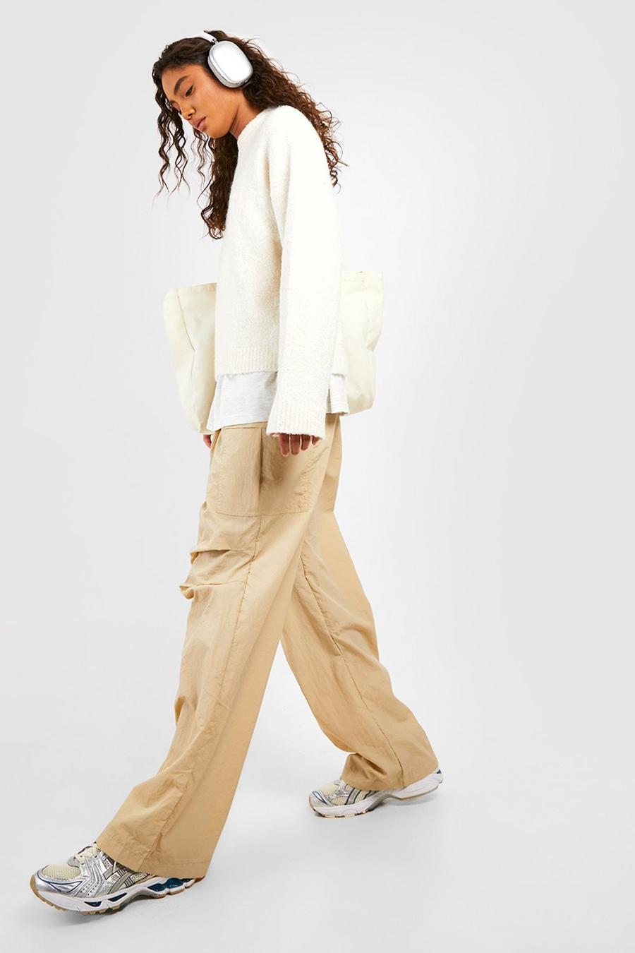 Camel Tall Parachute Pant Trousers