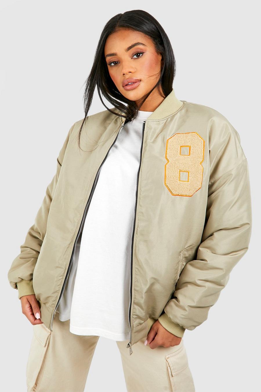 Bomber oversize con ricami image number 1