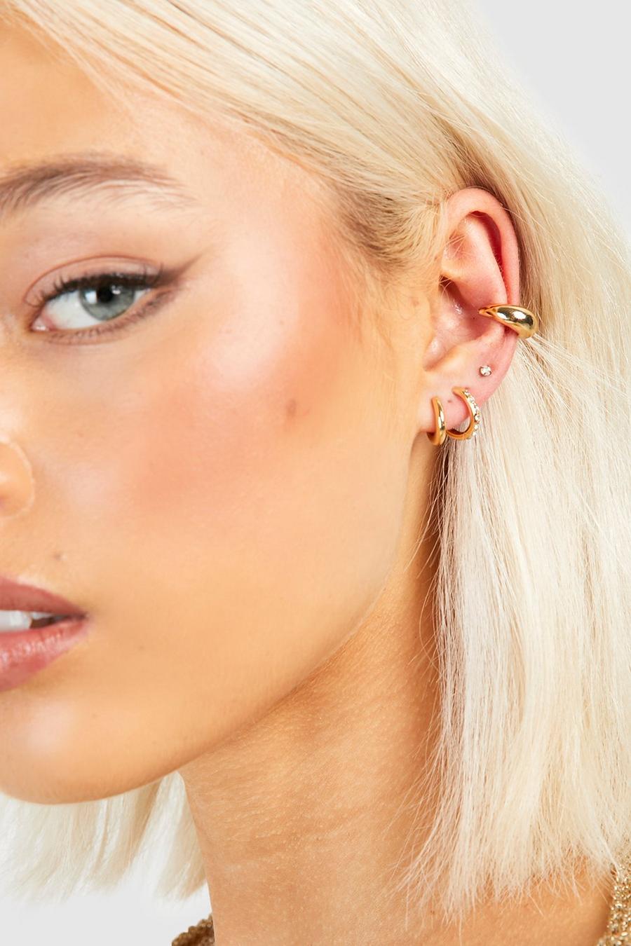 Gold Ear Cuff Multi-pack  image number 1