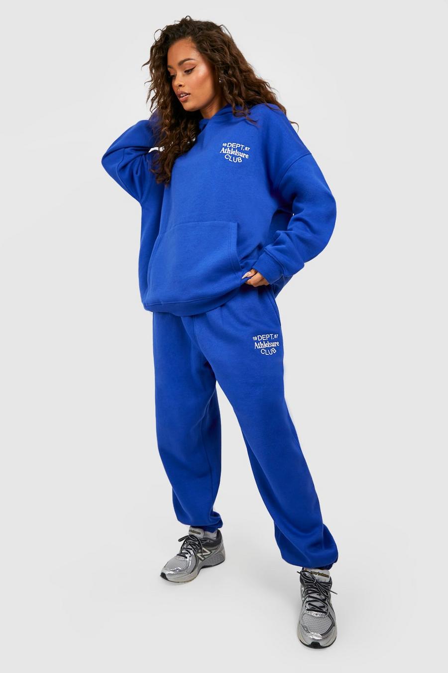 Cobalt Athleisure Club Embroidered Hooded Tracksuit