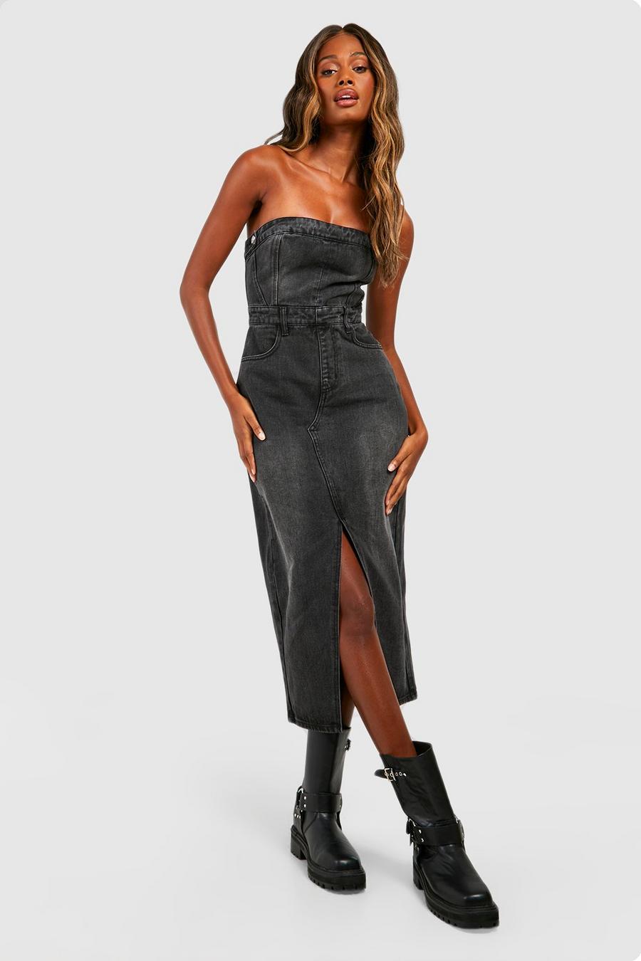 Washed black Jumpsuits & Playsuits