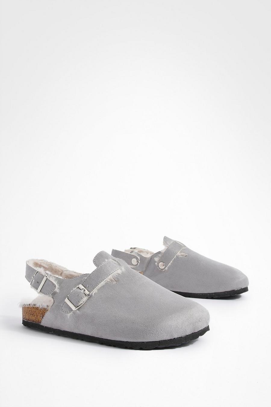 Light grey Black Lightweight Sandal