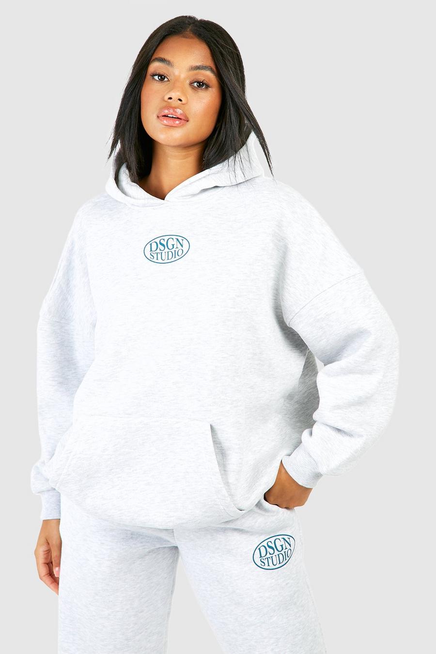 Ash grey Dsgn Studio Oversized Hoodie 