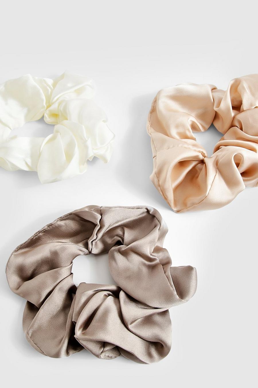 Nude Tonal Scrunchie 3 Pack image number 1