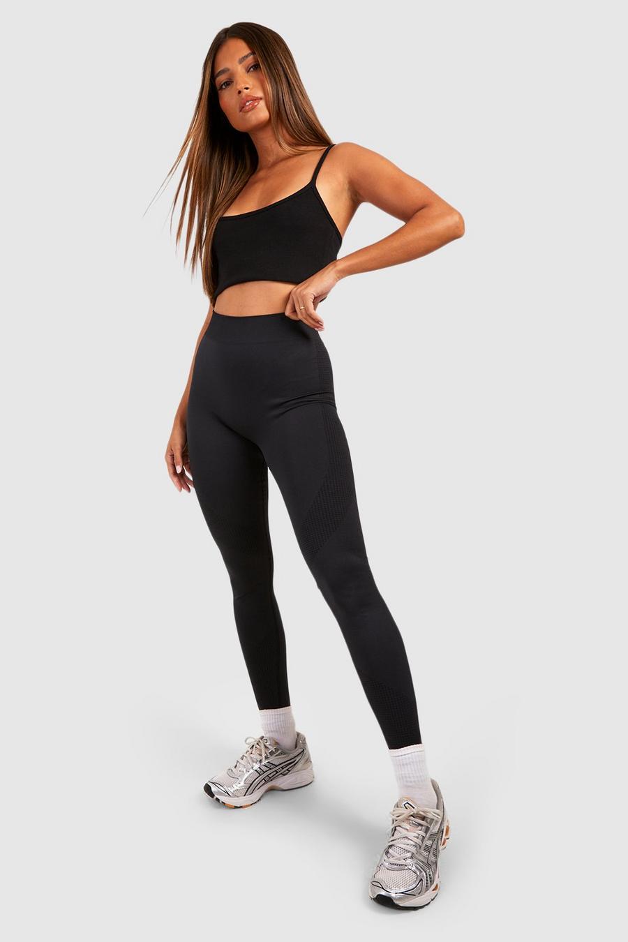 Black Dsgn Studio Sports Jacquard Seamless  Legging