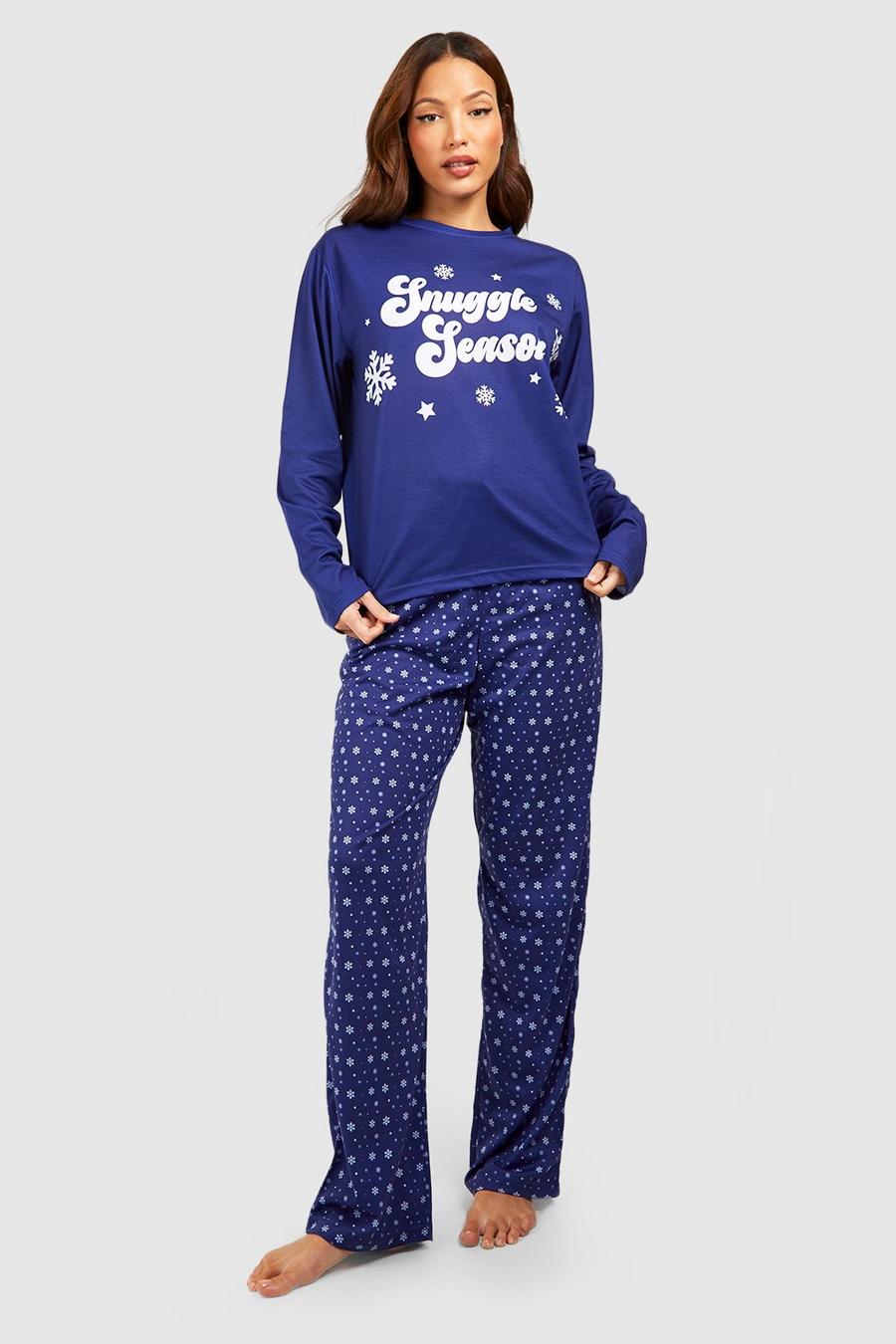 Tall - Ensemble de pyjama à slogan, Blue