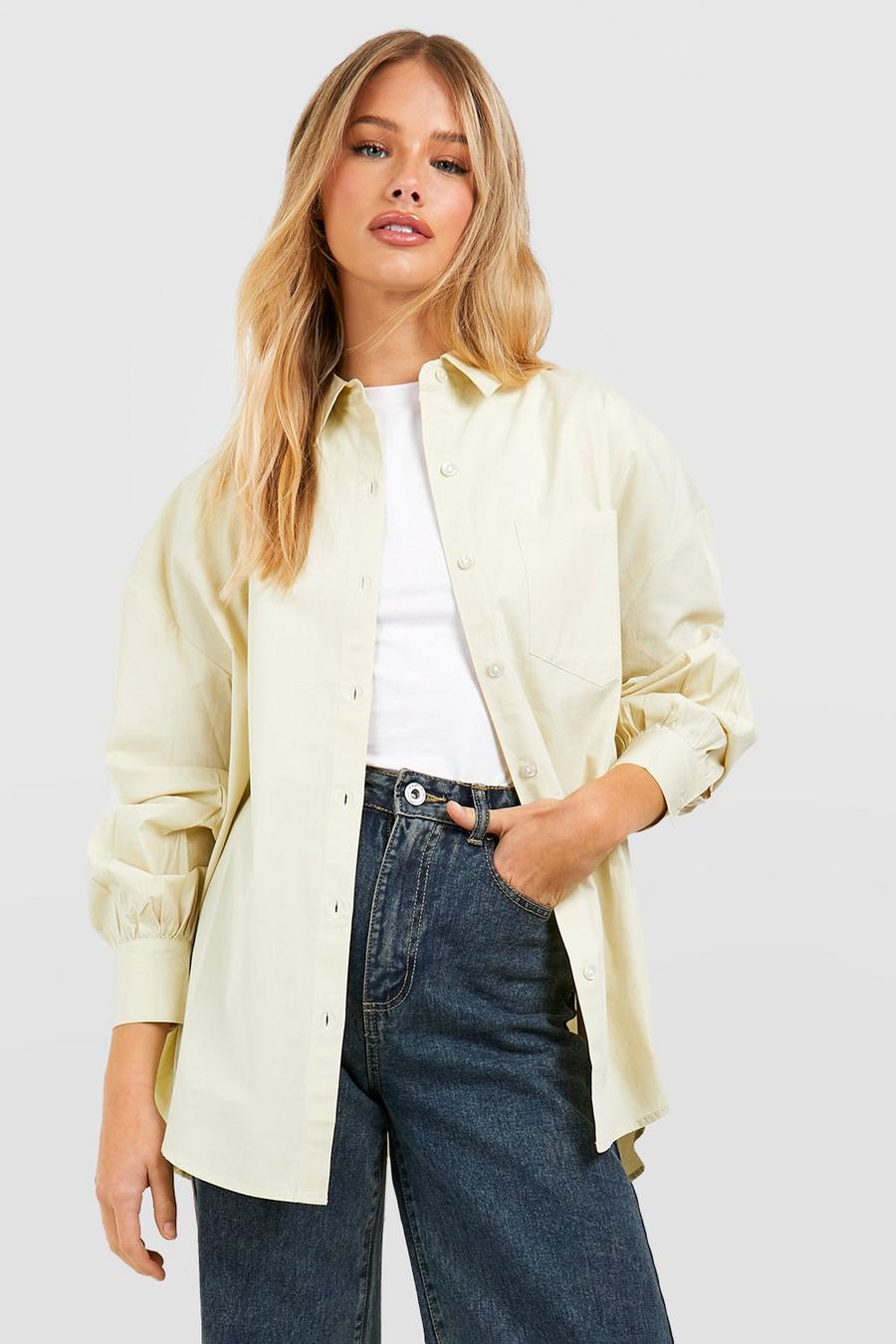 Camisa oversize, Stone