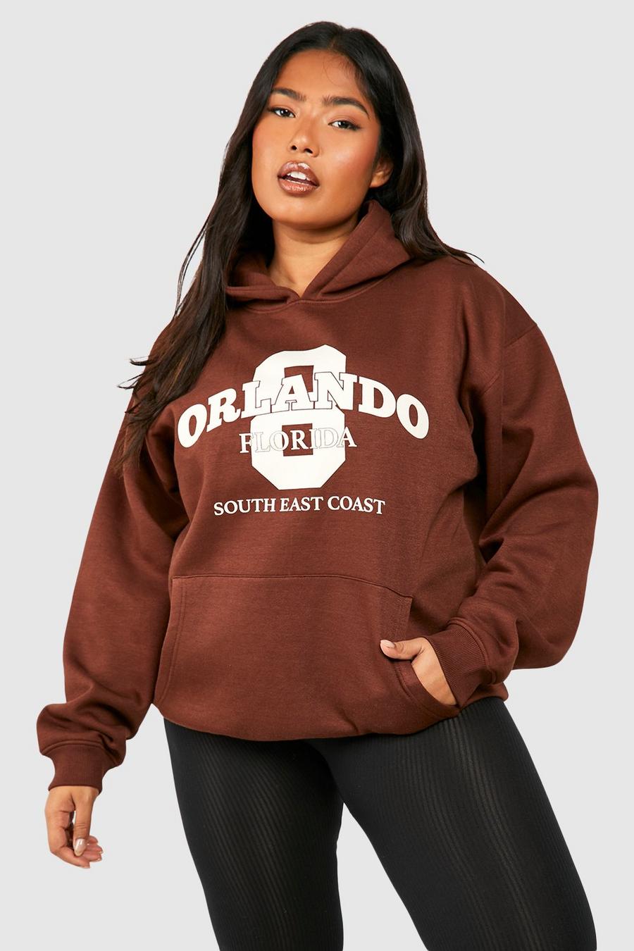 Chocolate Plus Orlando Florida Oversize hoodie med slogan