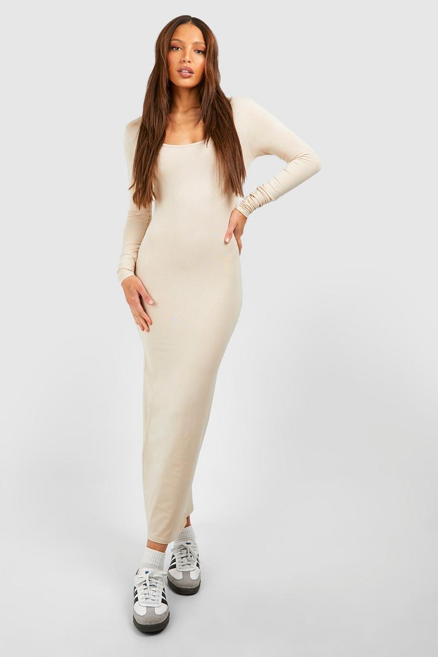Stone Tall Premium Super Soft Scoop Neck Midaxi Dress image number 1
