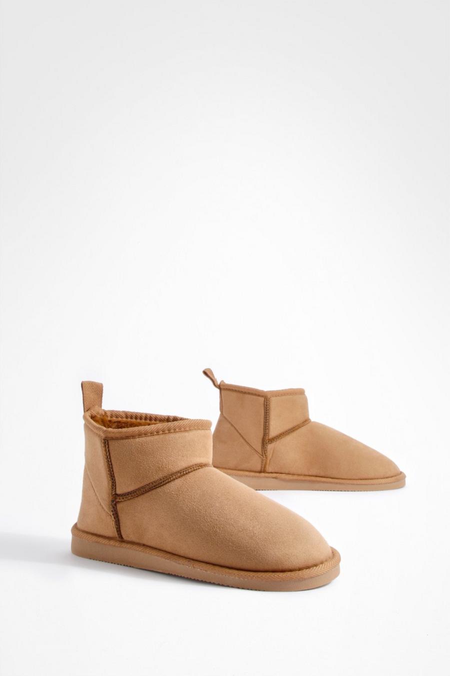 Chestnut Cozy Ankle Boots