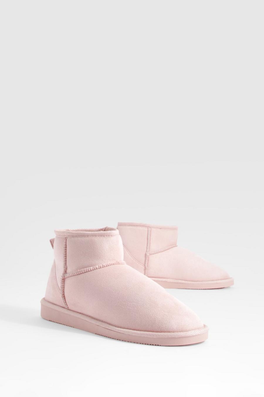Botas tobilleras ultra mini cómodas, Rose pink
