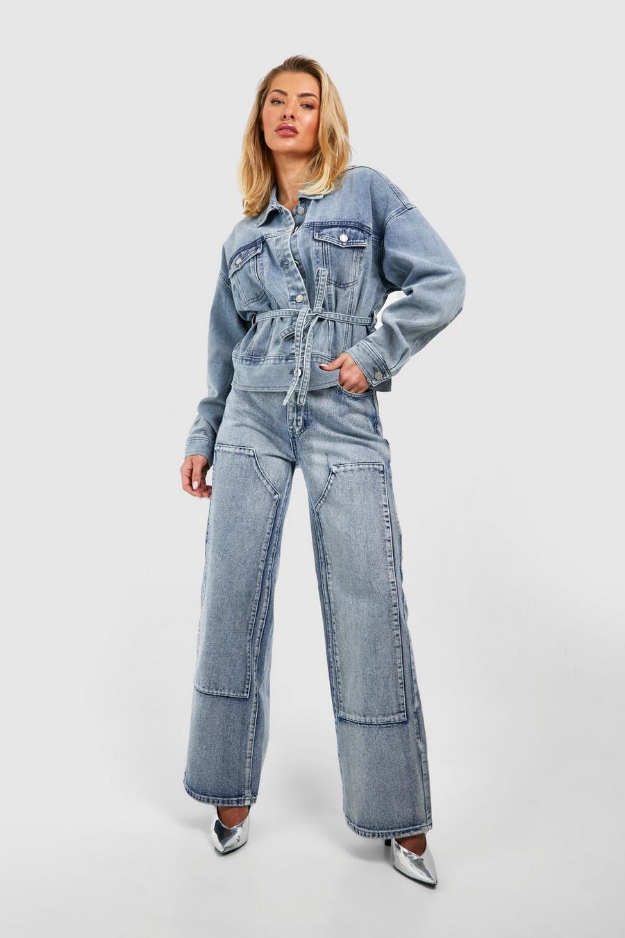 Carpenter Jeans mit geradem Bein, Washed blue image number 1