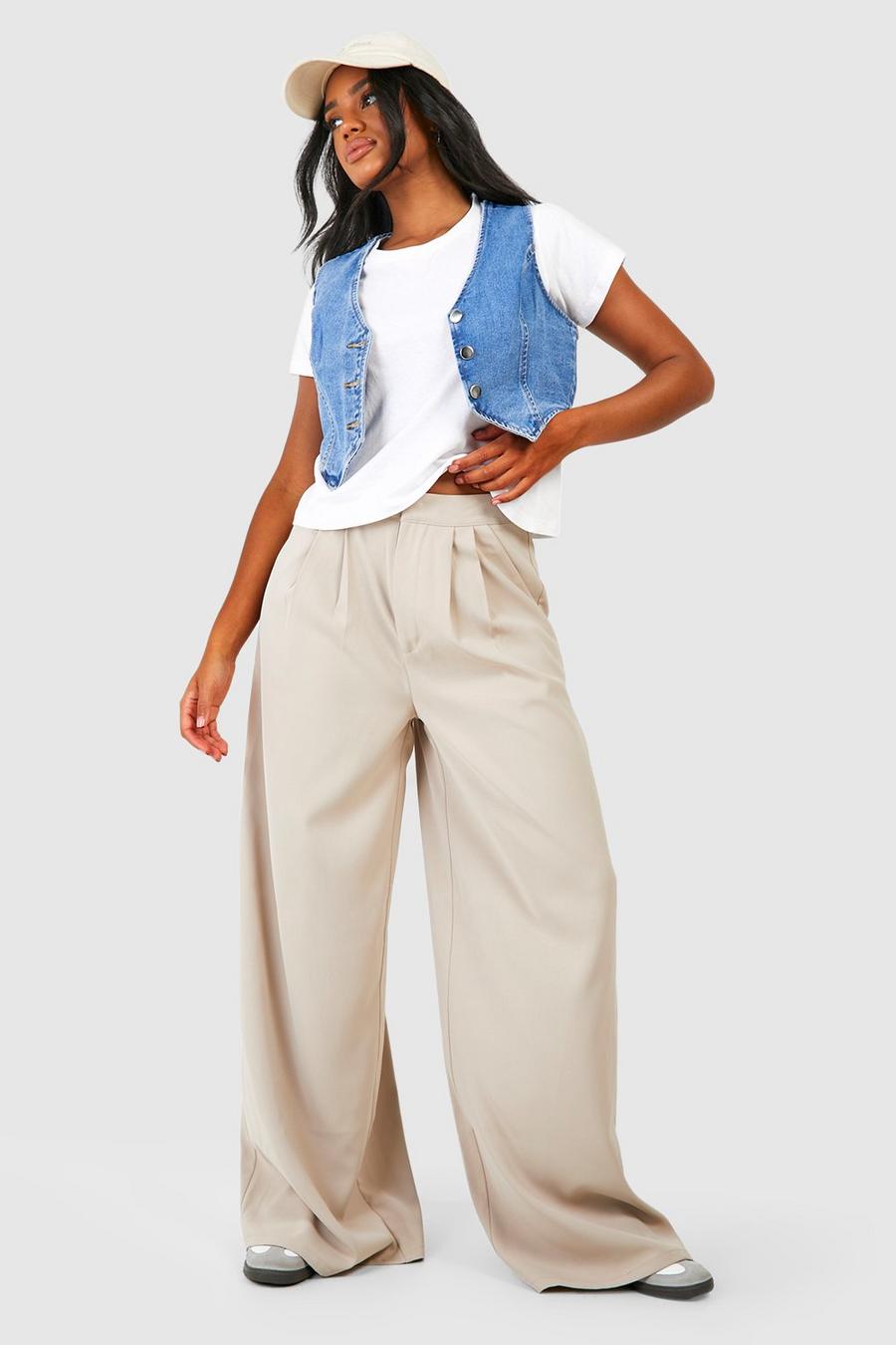 Stone Tailored Wide Leg Trouser  image number 1
