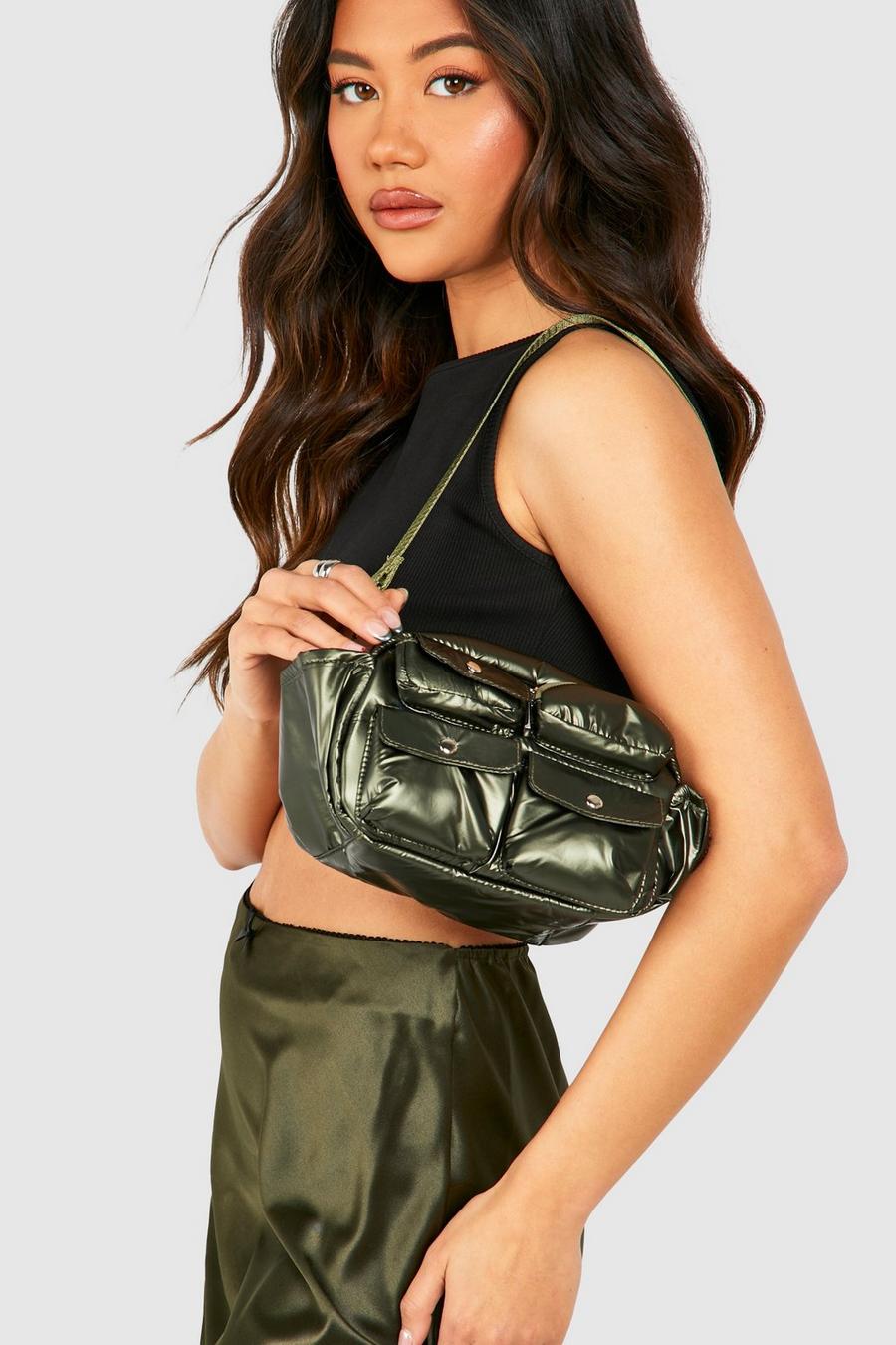 Bolso de hombro cargo utilitario, Khaki