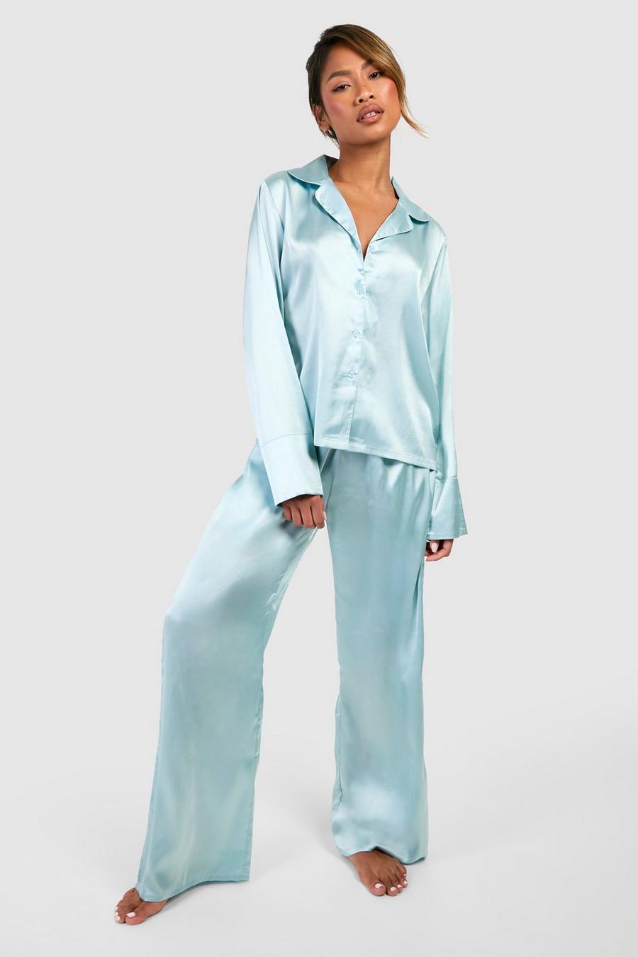 Oversize Pyjama-Set, Sage