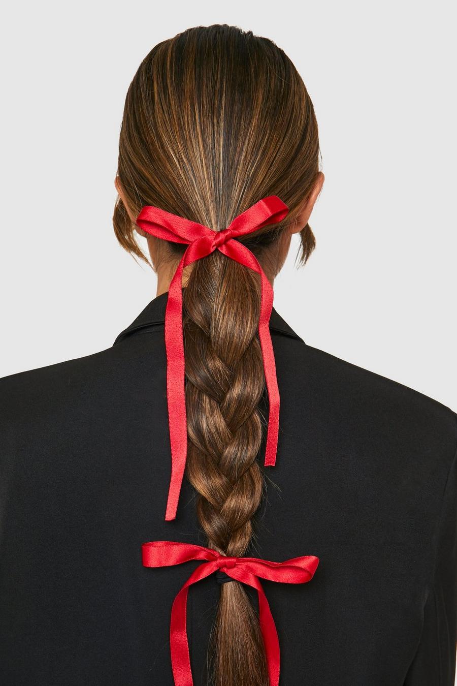 Red 2 Pack Bow Bobbles  image number 1